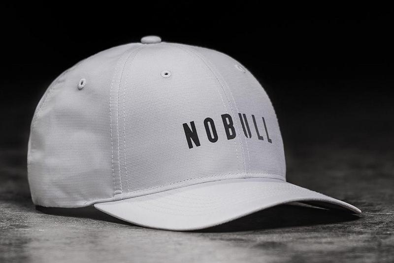 White Nobull Performance Hat Men's Hats | CA I1628L